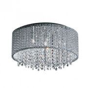 Plafon Anabella C0207-07D-B5QL Italux chrom styl pałacowy elegancki okrągły