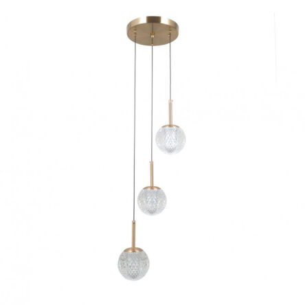 Lampa wisząca Padri PND-40827-3-HBR-CL Italux