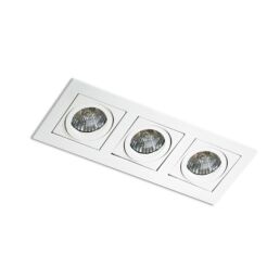 Lampa sufitowa wpuszczana nowoczesna biały Paco 3 AZzardo GM2301 WH, AZ0802