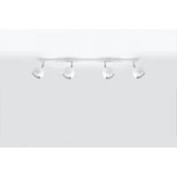 PLAFON OCULARE 4L Biały  SOLLUX  Lampa Ścienna NOWOCZESNY stal  SL.0441 metalowa lampa  SOLLUX LIGHTING