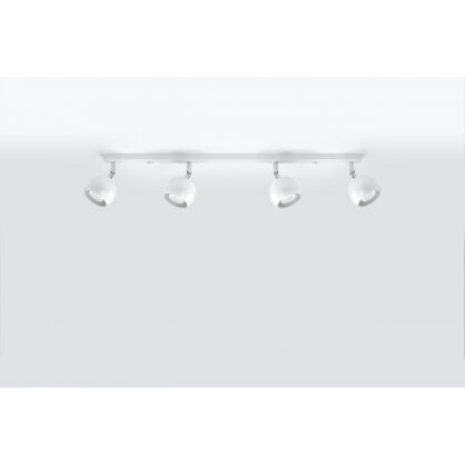PLAFON OCULARE 4L Biały  SOLLUX  Lampa Ścienna NOWOCZESNY stal  SL.0441 metalowa lampa  SOLLUX LIGHTING