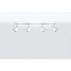 PLAFON OCULARE 4L Biały  SOLLUX  Lampa Ścienna NOWOCZESNY stal  SL.0441 metalowa lampa  SOLLUX LIGHTING