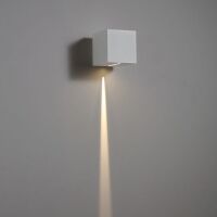 Kinkiet QUATRO 300/1 ELKIM Zewnętrzny kostka LED 3W IP65 Biała lub czarna Ciepła barwa światła