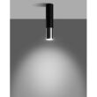 Lampa sufitowa 119SL.0939 Sollux czarna/ chrom tuba GU10 - 4