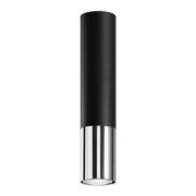 Lampa sufitowa 119SL.0939 Sollux czarna/ chrom tuba GU10