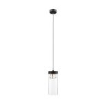 LAMPA WISZĄCA GEM PENDANT P0389-01D-P7AC ZUMA LINE Szklany transparentny klosz NOWOCZESNA - 2