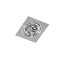 Lampa sufitowa wpuszczana techniczna Siro 1 aluminium Azzardo  AZ0767