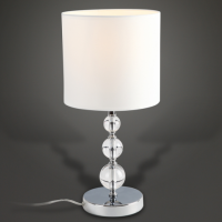 Lampa stołowa Elegance T0031 Maxlight biała kule szklane nowoczesna elegancka