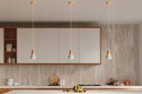 Lampa wisząca QUBIC SL.0964 Sollux Lighting drewno beton E27 - 3