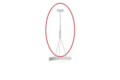 MONZA PENDANT ACCESORIES AZ3453  Baza do zawieszenia  Białą