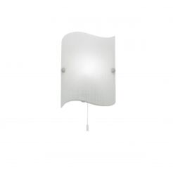 Kinkiet WAVE chrom/biały ENDON LIGHTING 2017-WB  