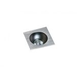 Oprawa  wpustowa HUGO 1 DOWNLIGHT techniczna w kolorze aluminium - 2