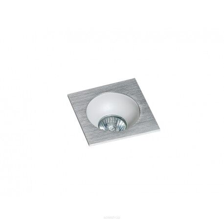 Oprawa  wpustowa HUGO 1 DOWNLIGHT techniczna w kolorze aluminium
