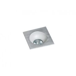 Oprawa  wpustowa HUGO 1 DOWNLIGHT techniczna w kolorze aluminium