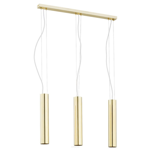 Lampa wisząca GOMERA 1443 Argon Potrójna mosiądz GU10