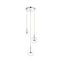 P0428-03L-F4AC ENCELADUS LAMPA WISZĄCA CHROME ZUMALINE