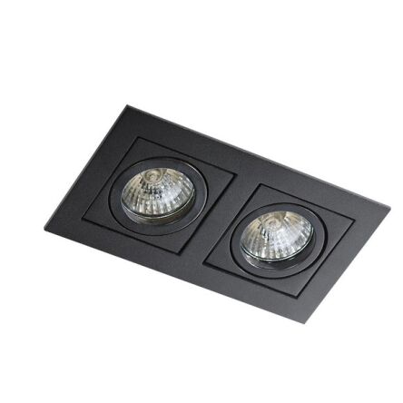 Lampa sufitowa wpuszczana nowoczesna czarna Paco 2 AZzardo GM2201 BK AZ0800