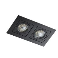 Lampa sufitowa wpuszczana nowoczesna czarna Paco 2 AZzardo GM2201 BK AZ0800