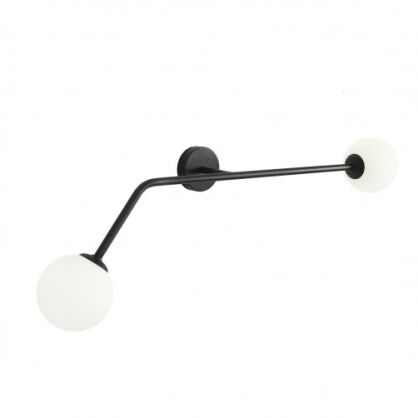 Kinkiet PURE WALL BLACK HORIZONTAL czarny ALDEX 1064D1  