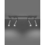 Lampa sufitowa EYETECH SL.0905 SOLLUX LIGHTING biała listwa 4x G9 - 3