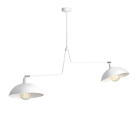 Lampa sufitowa ESPACE 2 WHITE biała ALDEX 1036H 