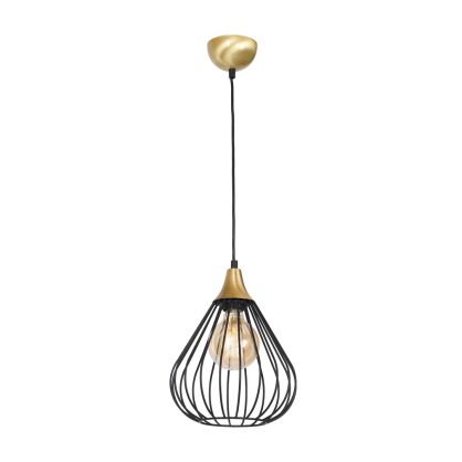 Lampa wisząca KANE BLACK 1xE27 MILAGRO MLP4794