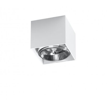 Plafon BLAKE  LAMPA TECHNICZNA NATYNKOWA BIAŁĄ KOSTKA  NOWOCZESNA SL.0698 SOLLUX