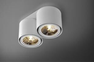 Lampa sufitowa natynkowa Tuba 111x2 Distance  aquaform tuba podwójna