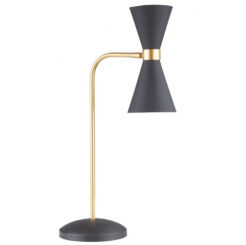 Lampa stołowa Cornet T0039 MAXlight czarna oprawa nowoczesna klepsydra