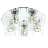 Lampa sufitowaVERINA chrom kryształ  ENDON LIGHTING 76517  