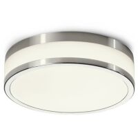 Plafon MALAKKA LED 9501 Nowodvorski Okrągła 29 cm chrom IP44