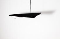Lampa wisząca Wave Max Minimal ZW Labra  5.1177 ma kształt fali posiada wbudowane źródło światła LED techniczna różne kolory wykończenia - 2