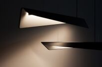 Lampa wisząca Wave Max Minimal ZW Labra  5.1177 ma kształt fali posiada wbudowane źródło światła LED techniczna różne kolory wykończenia - 3