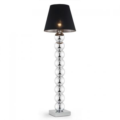 Lampa podłogowa FUDŻI 3657 Argon Gustowna 174 cm chrom + czarny
