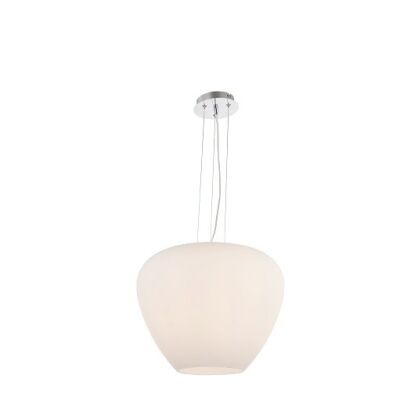 Lampa wisząca Baloro L AZ3175 nowoczesna minimalistyczna szklany biały klosz