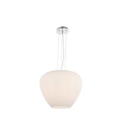 Lampa wisząca Baloro L AZ3175 nowoczesna minimalistyczna szklany biały klosz