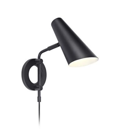 Kinkiet lampa ścienna skandynawska czarna CAL MArkslojd 106782