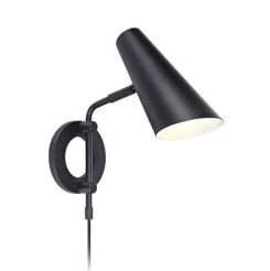 Kinkiet lampa ścienna skandynawska czarna CAL MArkslojd 106782