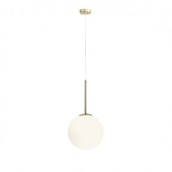 Lampa wisząca BOSSO 1 GOLD złota kula ALDEX 1087G30  