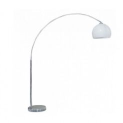 LAMPA PODŁOGOWA AZZARDO AZ2408 TS-010121W nowoczesna biała kulisty klosz marmurowa podstawa