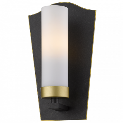 KINKIET DUBLIN PROST W ANTYCZNYCH  ZE SZKLANYM MLECZNYM KLOSZEM COSMO LIGHT W01162BZ