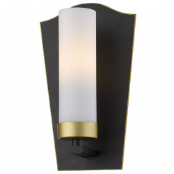KINKIET DUBLIN PROST W ANTYCZNYCH  ZE SZKLANYM MLECZNYM KLOSZEM COSMO LIGHT W01162BZ
