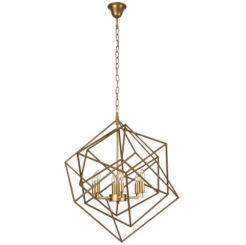 Lampa wisząca Andora P328 MAXlight mosiądz nowoczesna 
