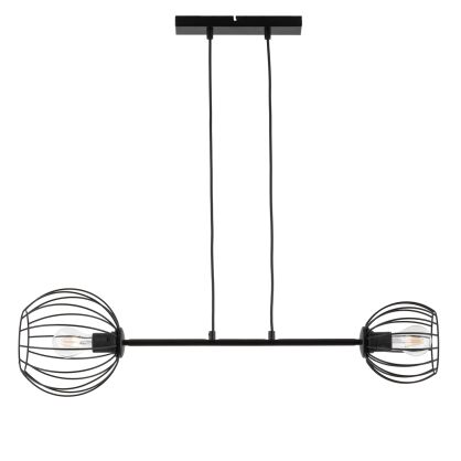 Lampa wisząca MADAM 32369 SIGMA CZARNA RETRO