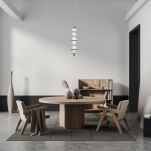 Lampa wisząca Fuente PND-34395-3V-BK Italux - 2