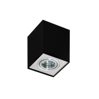 Plafon Eloy czarny/aluminium AZzardo GM4106 BK/AL  AZ0930 prostokąt natynkowy techniczny