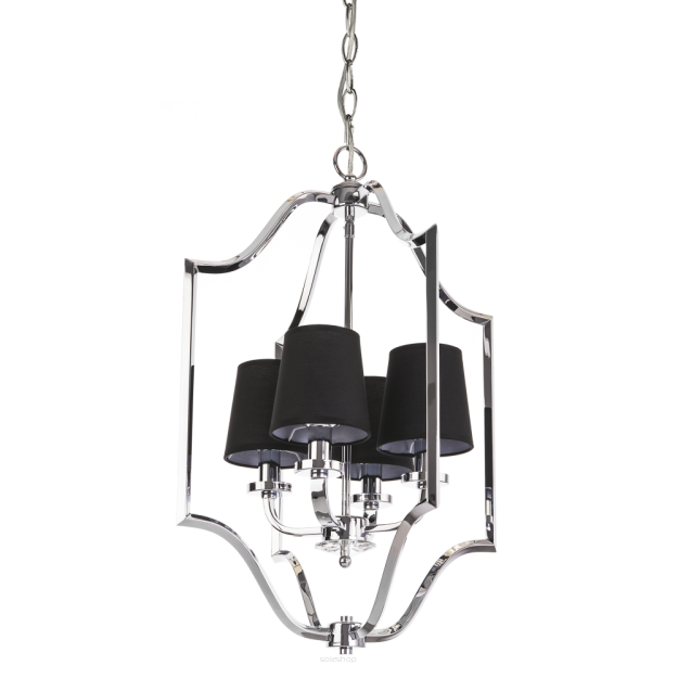 Lampa wisząca New York - P04380BK COSMO Light kształtem przypomina latarnię wykonana w stylu nowojorskim połączonym z klasycznym