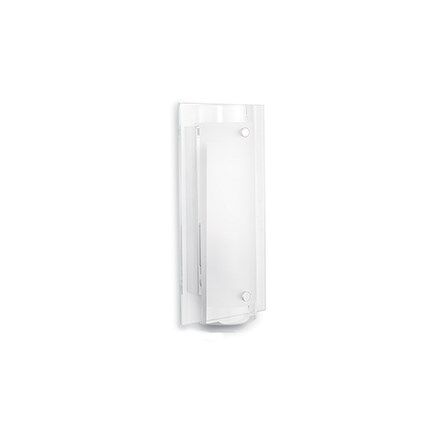 Kinkiet Tudor AP1 Ideal Lux  051840 Klosz z przezroczystej szklanej ramy oraz szklanej tuby piaskowanej wewnątrz