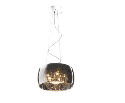 LAMPA WISZĄCA ZUMA LINE CRYSTAL PENDANT P0076-05L KRYSZTAŁKI NOWOCZESNA NASTROJOWA SZKLANY KLOSZ 