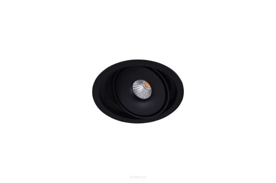 Lampa BOSTON 1 ROUND  LED AZ3470 Azzardo wpustowa ruchome źródło światła czarna